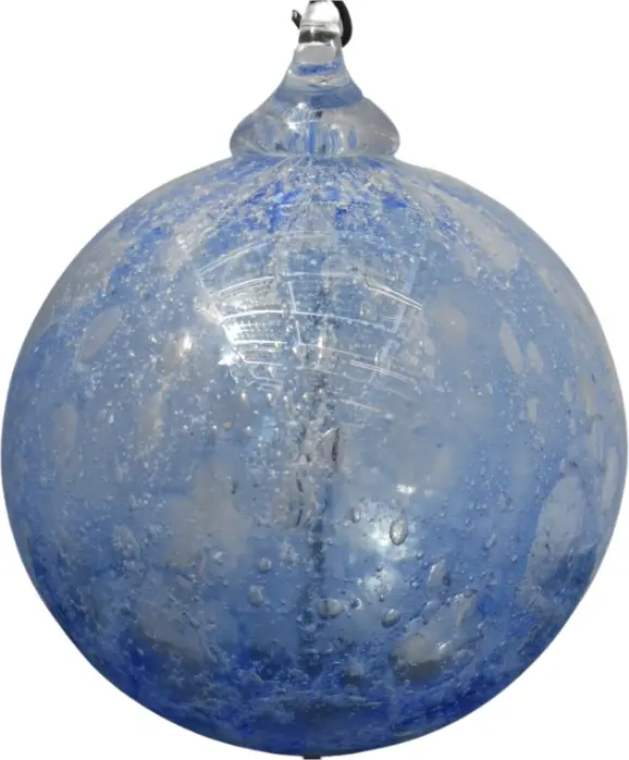 Pale blue memorial ornament